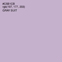 #C5B1CB - Gray Suit Color Image